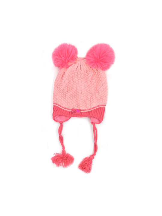 Extan Bebe Kids Beanie Knitted Pink