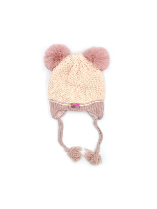 Extan Bebe Kids Beanie Knitted Pink