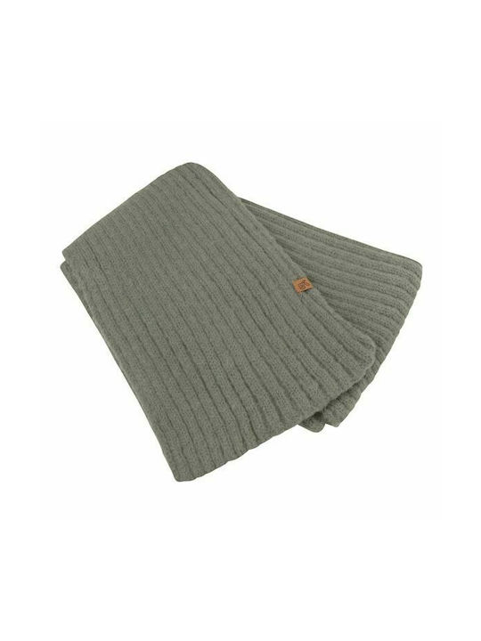 Kids Knitted Neck Gaiter Gray