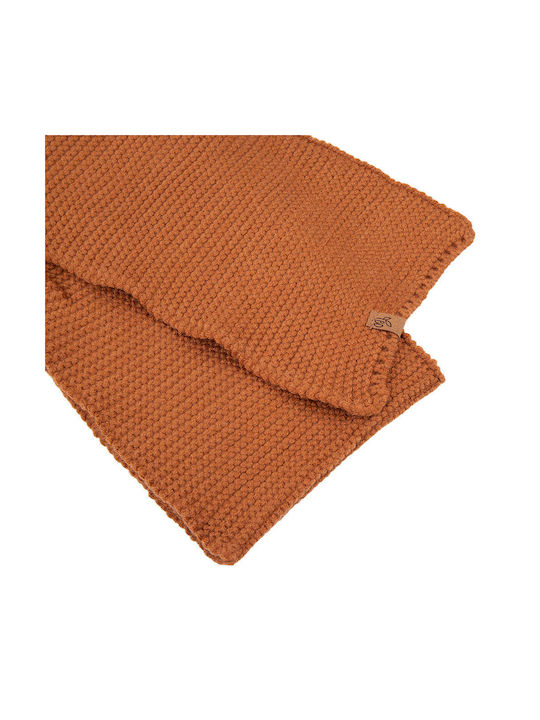 Baby Dutch Kids Knitted Scarf Brown