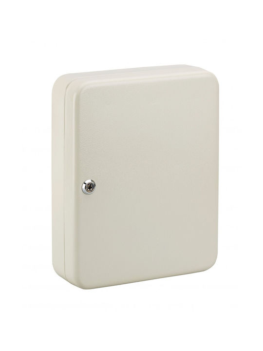 Thirard Wall Key Hook Metallic 93 Hooks With Lock 30x24x7.5cm