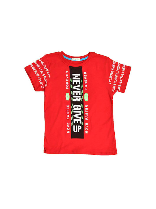 Potre Kinder-T-Shirt Rot