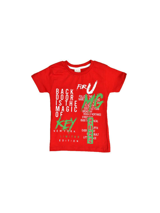 Potre Kids T-shirt Red