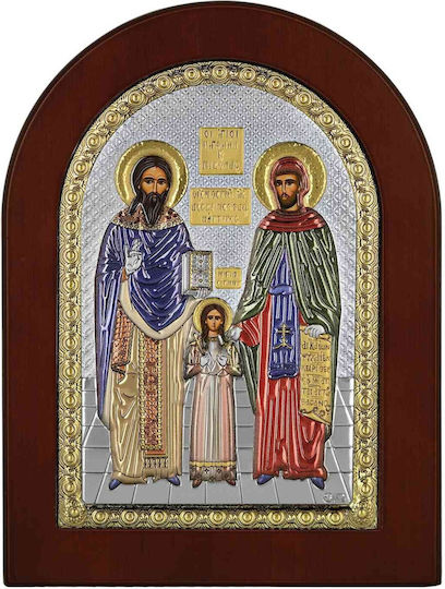 Prince Silvero Εικόνα St. Nikolaus Silber 25x33cm