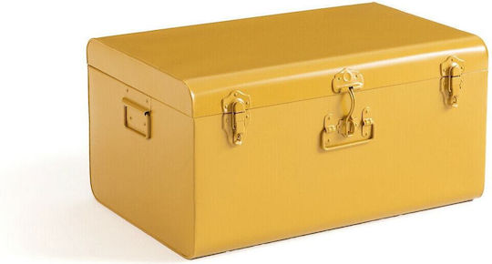 La Redoute Interieurs Dekorative Koffer Metallisch 57x38x29cm Gelb
