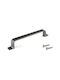 Emuca Handle Furniture made of Metallic in Black Color 132mm (Center Distance 96mm) 9356052 1pcs