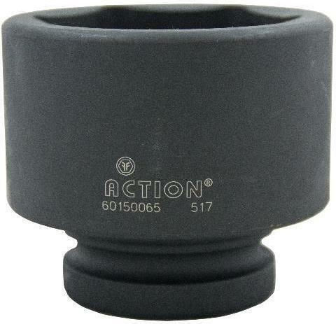 Action Socket Pneumatic Hex with Square Drive 1" Diameter 46mm