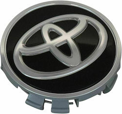 Toyota Wheel Center Cap Toyota Black 1pc