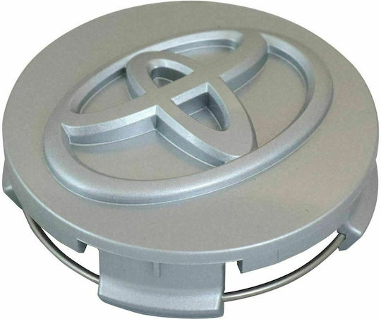 Toyota Τάπα Κέντρου Ζάντας Toyota Ασημί 1τμχ