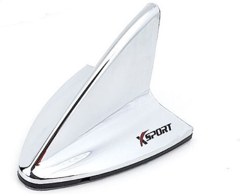 Cartech Car Antenna Roof Sticker in Silver Color
