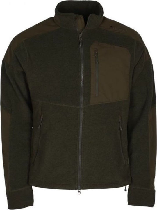 Pinewood Forest Jagdjacke Vlies Grün
