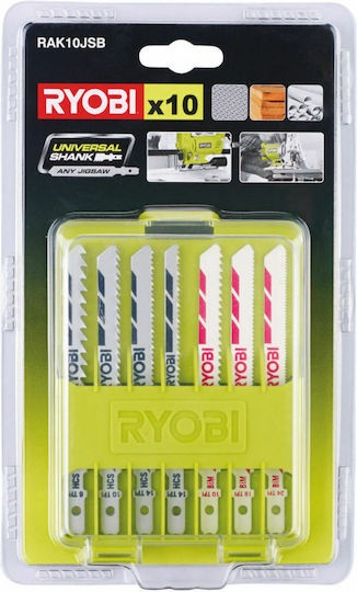 Ryobi Jig Saw Blade for Wood 102mm 10pcs 5132002702