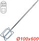 Pasco 004393 Αναδευτήρας Κόλλας SDS Plus 100x600mm