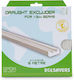 Ecosavers Selbstklebendes Band Zugluftstopper Tür in Weiß Farbe 6m