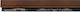 Interfilm Rod Draft Stopper Door with Brush in Brown Color