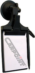 Carpoint Car Notebook with Suction Cup 9x13cm Car