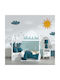 Caravelshop Embossed Kids Paper Wallpaper L250xH270cm