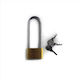 Anil Padlock Lengthened with Key 1pcs