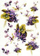 ITD Collection Hârtie de orez Decoupage Purple ...