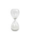 Uni Pap Clepsidră Decorativă Pentru Birou Din Sticlă 8x8cm În Culoare Transparentă