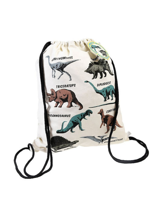 Rex London Kinder Rucksack Beuteltasche Weiß 34cmcm