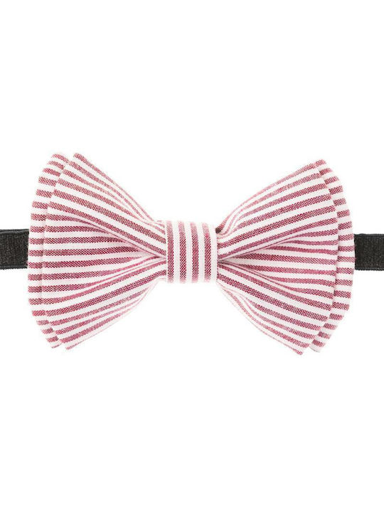 Mom & Dad Kids Fabric Bow Tie Red