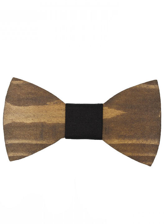 JFashion Baby Wooden Bow Tie Brown