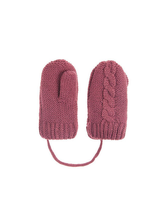 Cool Club Knitted Kids MIttens Purple