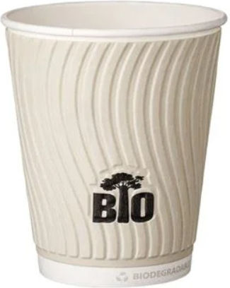 Tessera Einwegbecher Papier Doppelwandig Beige 240ml 25Stück