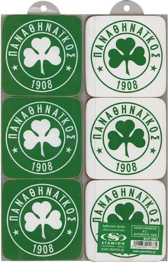 Stamion Panathinaikos 1908 Cork Coasters Green 6 Pieces Stamion Panathinaikos 1908 Cork Coasters Green 6 Pieces