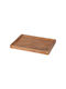 Wooden Serving Platter 23x17x2.5cm