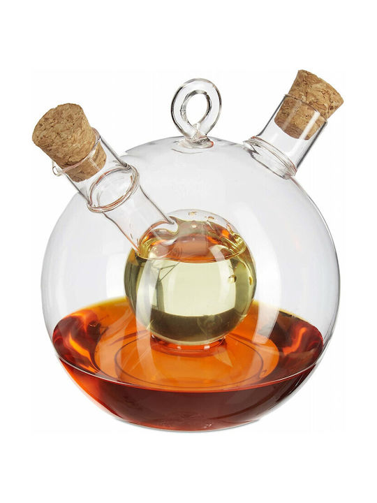 Relaxdays Δοχείο Λαδιού Γυάλινο με Ροή 375ml
