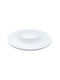 Vin Bouquet Porcelain Dessert Divided Serving Plate with Single Bowl Brown Ø26cmxY26cm 26x26x26cm