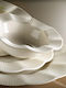 Beige Porcelain Dinnerware Set 24pcs