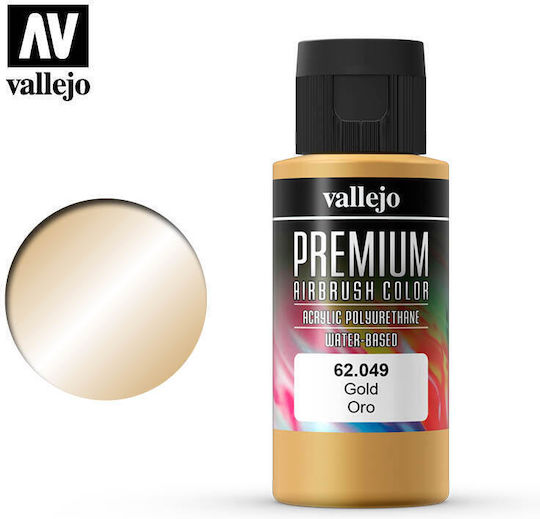 Acrylicos Vallejo Modellbau-Farben in Spray in Gold Farbe 60ml