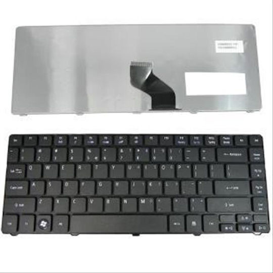 Qoltec Laptop Keyboard for Acer without Frame in Black Color 7552