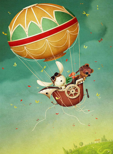 I-gallery Kids Canvas Wall Painting 30x40cm