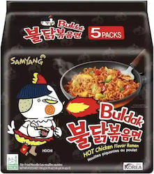 Samyang Юфка Buldak Люта Пилешка Рамен Люта Пилешка Рамен 140гр 5бр