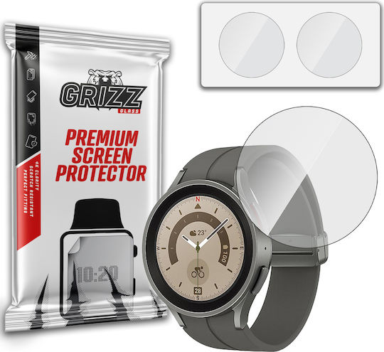 GrizzGlass HybridGlass Tempered Glass for the Galaxy Watch 5 Pro 45mm 1pcs