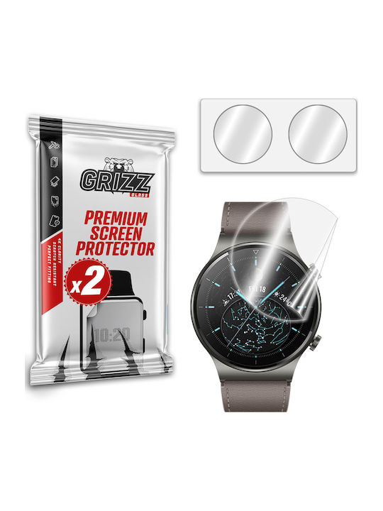 GrizzGlass CeramicFilm Screen Protector pentru Huawei Watch GT 2 Pro 1buc