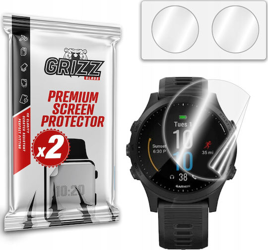 GrizzGlass CeramicFilm Screen Protector for the Garmin Forerunner 945 1pcs