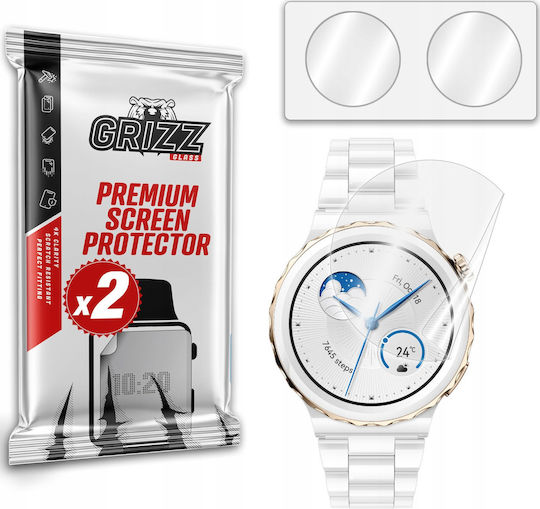 GrizzGlass CeramicFilm Screen Protector pentru Huawei Watch GT 3 Pro 43mm - Ceas Huawei GT 3 Pro 43mm 1buc