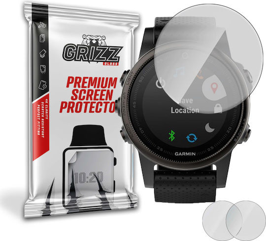 GrizzGlass Paperscreen Screen Protector for the Garmin Fenix 5S/5S Plus 1pcs