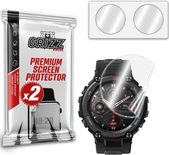 GrizzGlass CeramicFilm Screen Protector για το Amazfit T-Rex / T-Rex Pro 1τμχ