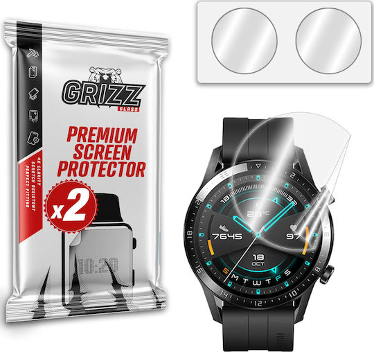 GrizzGlass CeramicFilm Screen Protector για το Huawei Watch GT2 46mm 1τμχ