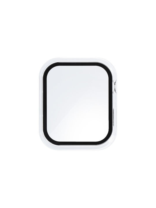 Bestsuit Plastikhülle mit Glas in Transparent Farbe für Apple Watch Series 7, 8, 9 - 41 mm Bestsuit Plastikhülle mit Glas in Transparent Farbe für Apple Watch Series 7, 8, 9 - 41 mm