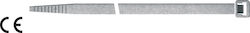 Maurer Plastic Cable Ties 280mmx7.5mm In Transparent Colour 100 Pieces 88493