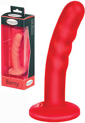 Malesation Barny Ρεαλιστικό Dildo με Βεντούζα Κόκκινο 12.50cm