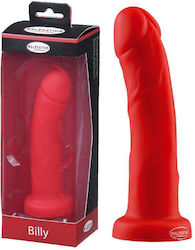 Malesation Billy Ρεαλιστικό Dildo με Βεντούζα Κόκκινο 17cm