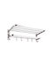 Next Single Wall-Mounted Bathroom Freestanding Coat Rack Inox Blue